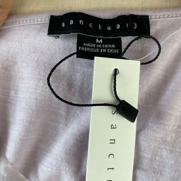 NWT Sanctuary V-Neck Sleeveless Top Size M - Picture 6 of 6